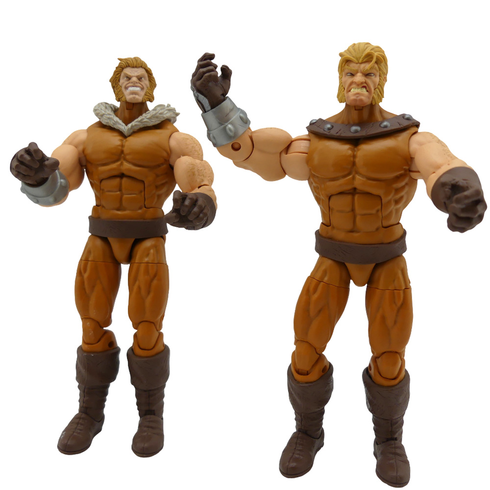 Lot of 2 Marvel Legends Age of Apocalypse X-Men Sabretooth Action Figure